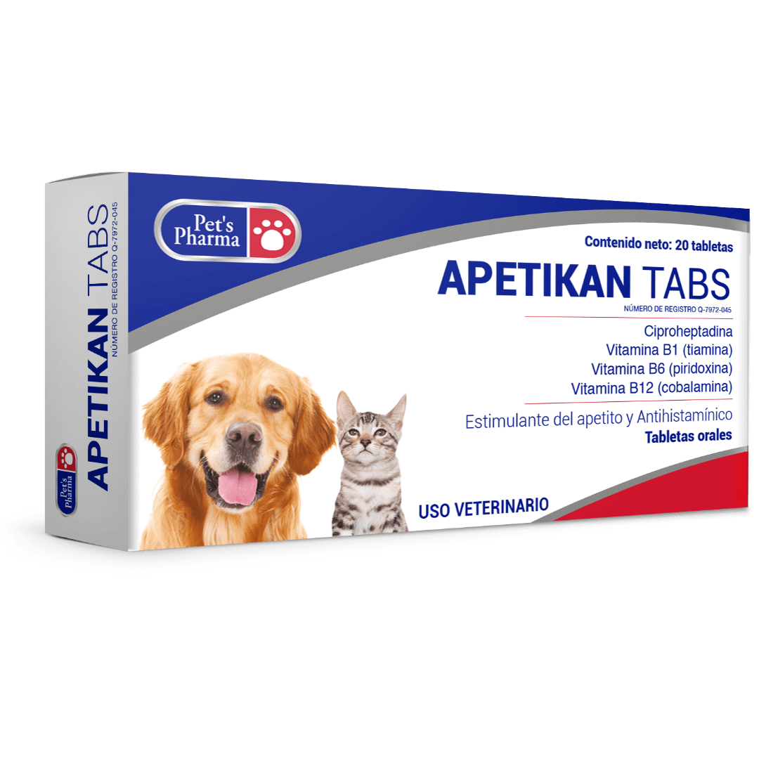 Apetikan Tabs - 20 Tabletas Pet's Pharma Apetikan Tabs - 20 Tabletas Pet's Pharma